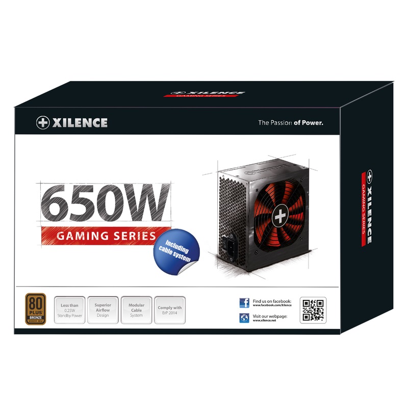 Блок питания Xilence Gaming series XN225 650W [XP650R10]