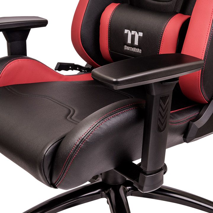 Игровое кресло Thermaltake GGC UFT/Black & Red/Fit size/2D/60mm, GGC-UFT-BRMWDS-01
