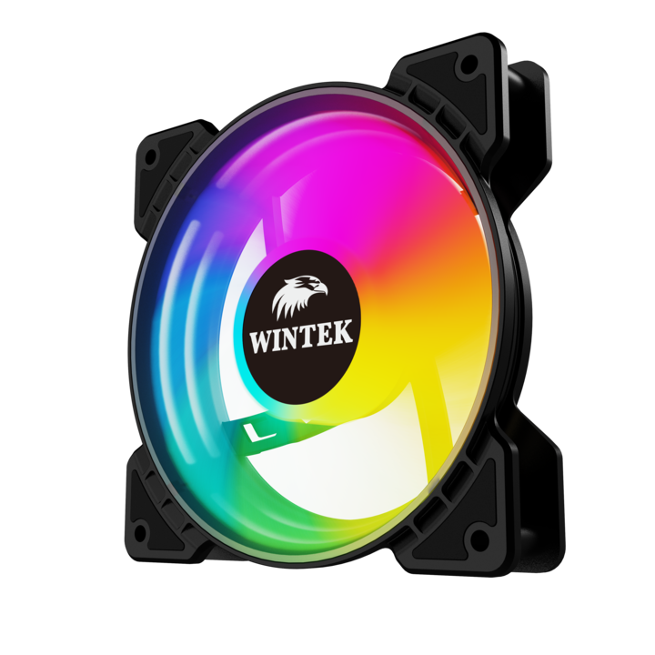Вентилятор для корпуса Wintek M6-B-12 ARGB, 12 см, 6 pin