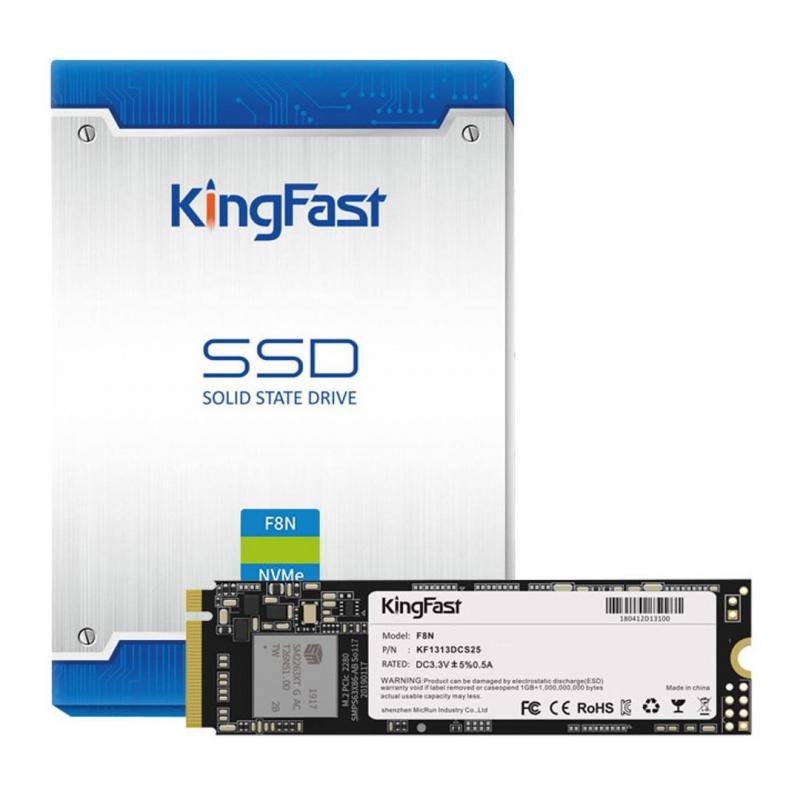 Твердотельный накопитель SSD 512Gb KingFast F8N, KF2321DCS25BF-512, M.2 PCIe 3.0x4 2280 NVMe